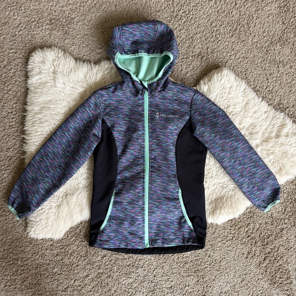 Colorful Softshell Hooded Jacket